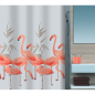 Textile curtains 180x200cm - FLAMINGO - Made in EU