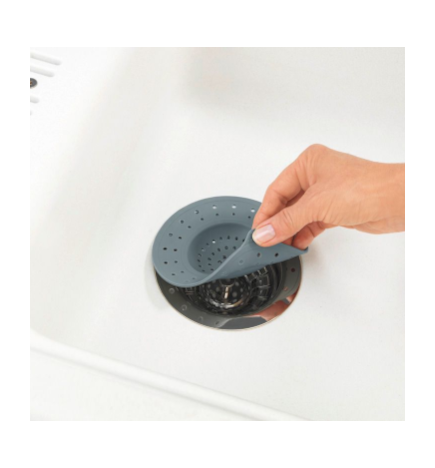 salle d'ô - Tamis universel en silicone 12cm - Mendola - gris