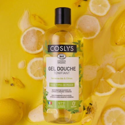 salle d'ô - Gel douche verveine bio et citron - 1L - Bouchon