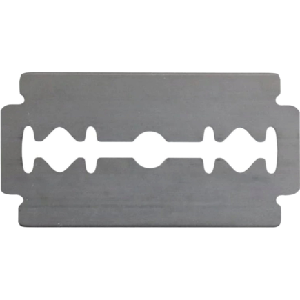 Stainless steel razor blades - 10 pieces
