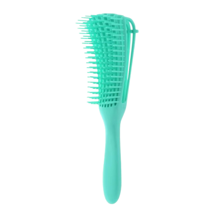 Salle d'ô - Brosse démêlante cheveux bouclés - Vert
