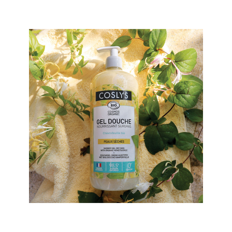 Gel de ducha de madreselva para piel seca – 1L