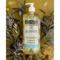 Salle d'ô - Gel douche protecteur olive - 1L