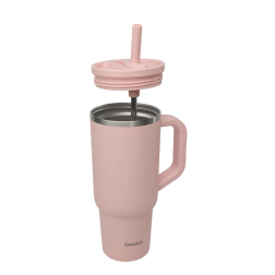Salle d'ô - Travel cup isotherme étanche - pastel - rose - 900ml