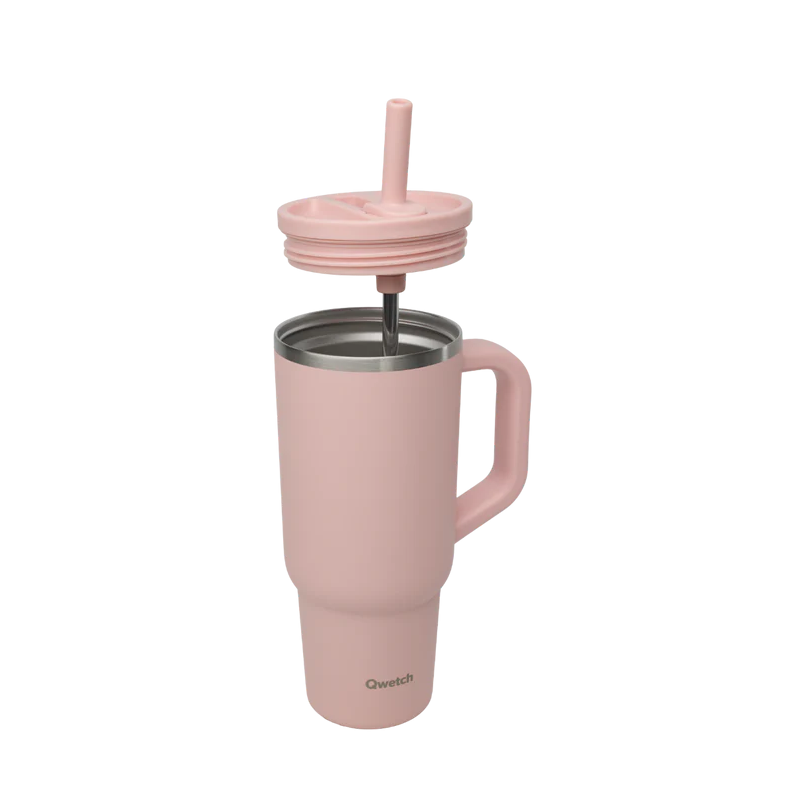Leakproof insulated travel cup - pastel pink - 900ml