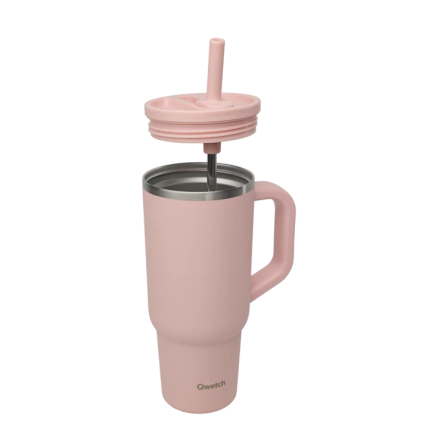 Salle d'ô - Travel cup isotherme étanche - pastel - rose - 900ml