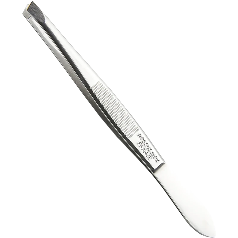 Tweezers with slanted tips