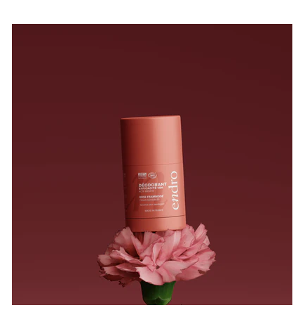 Déodorant stick 48H rechargeable - Parfum rose-framboise - 50g