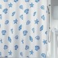 Rideau de douche Textile - Concha - 180x200cm