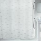 Fabric shower curtain - Kos silver - 180x200cm