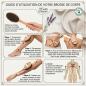 Bath/massage brush (horsehair)