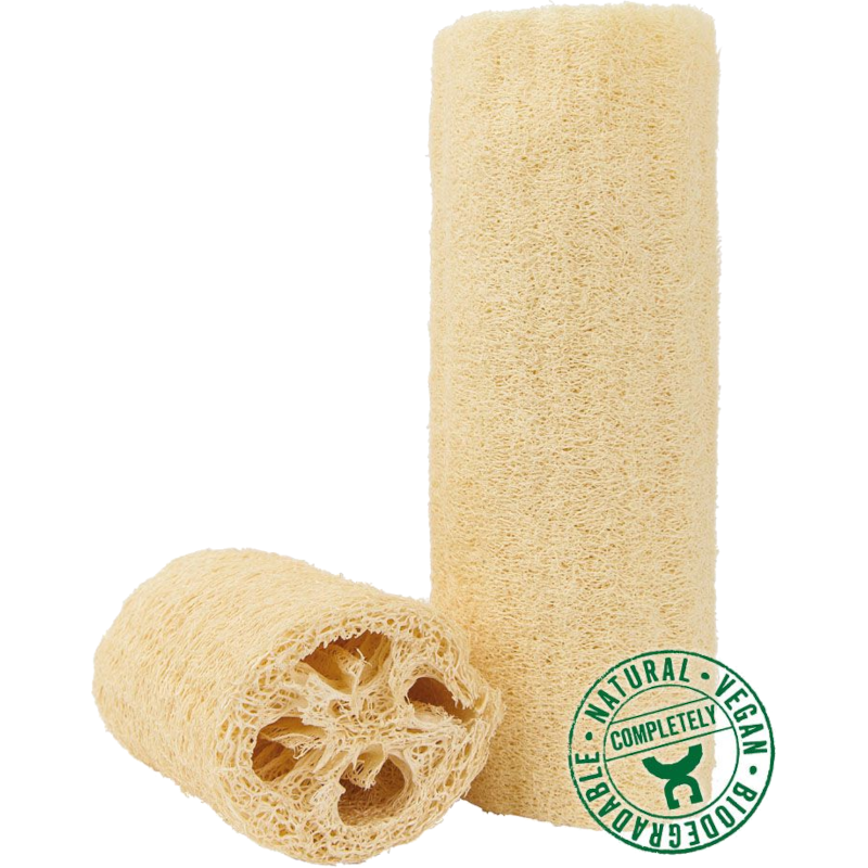 Bleached loofah sponge - 20 to 30cm