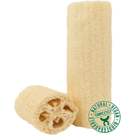 salle d'ô - Eponge luffa, blanchie - 20 à 30cm