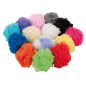 Shower puff - various colours