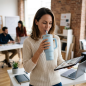 Leakproof insulated travel cup - pastel blue - 900ml Leakproof insulated travel cup - pastel blue - 900ml