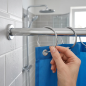 12er-Set verchromte Duschvorhangringe – RINGO