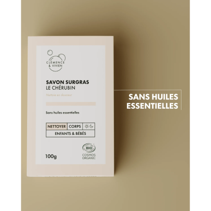 Sapone biologico - Le Chérubin - Senza oli essenziali - 100 g