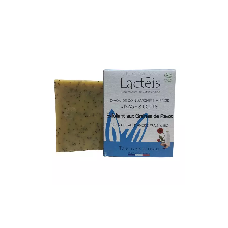 Soap with 40% donkey milk - Exfoliating - 90g