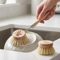 salle d'ô - Recharge Brosse Vaisselle Bois et Fibres FSC | La Droguerie Écologique