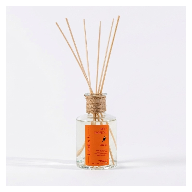 Salle d'ô - Diffuseur de Parfum d'Ambiance 200ml – Rêve Tropical (20m²)