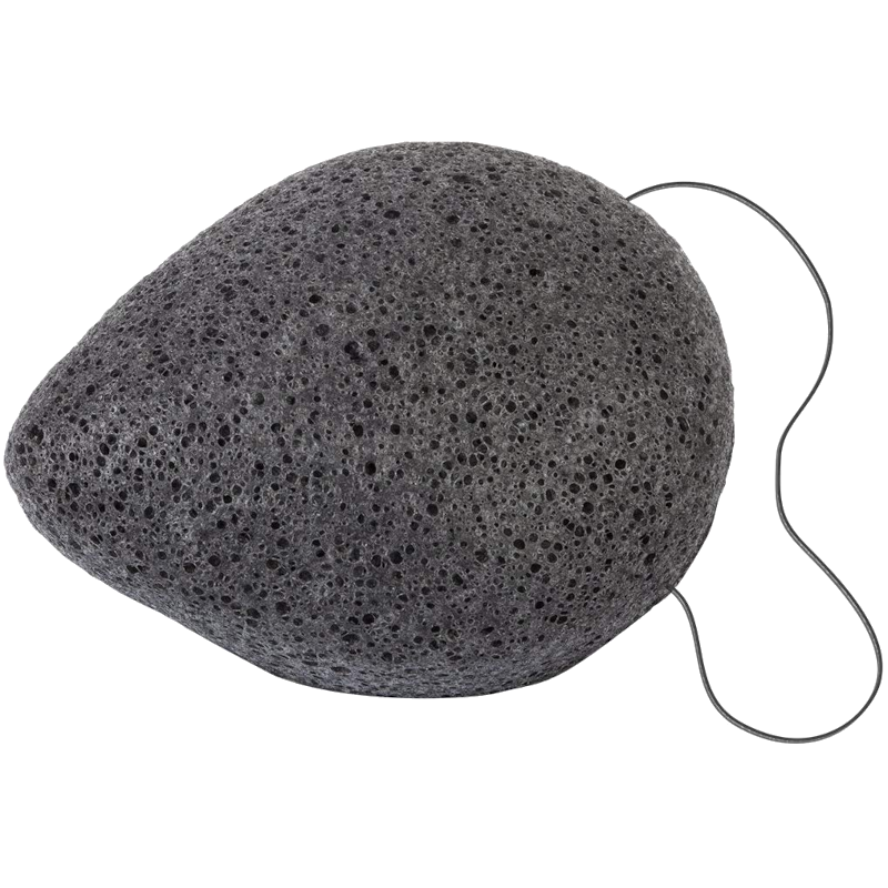 Eponge Konjac visage (Charbon actif)