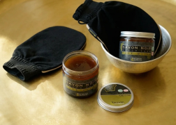 Sapone nero biologico all'olio d'oliva puro Karawan 200 g | Salle d'ô