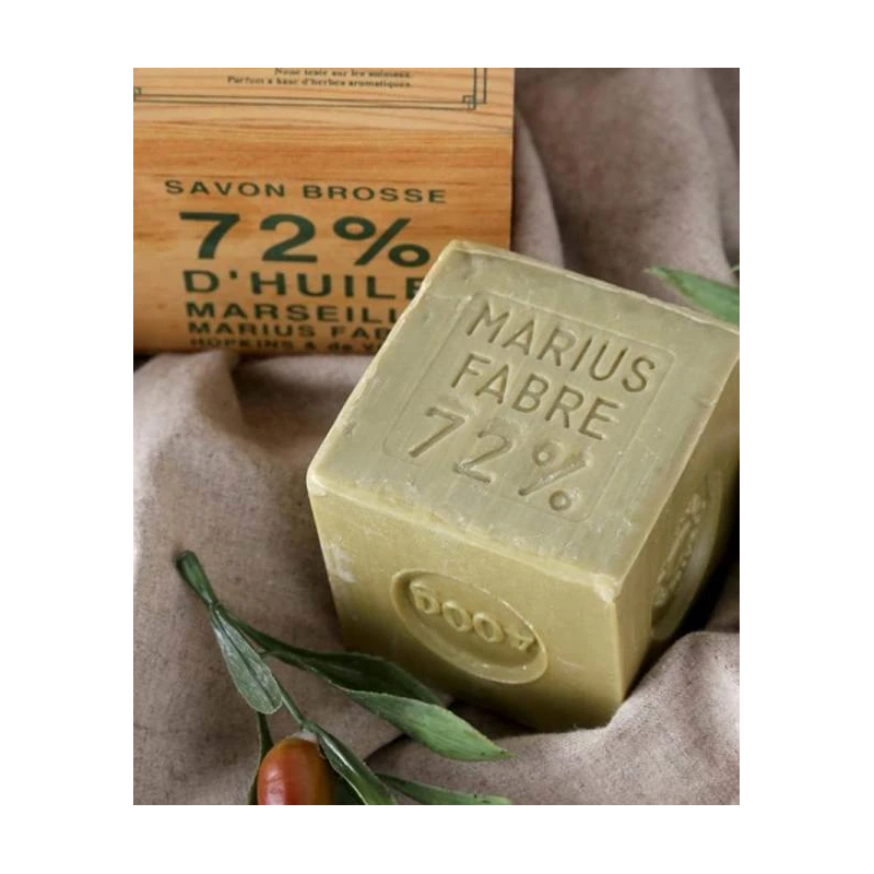 Jabón de Marsella con aceite de oliva - 400 g - Marius Fabre Jabón de Marsella con aceite de oliva - 400 g - Marius Fabre