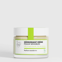 salle d'ô - Déodorant naturel - Peau sensible mandarine - 50g