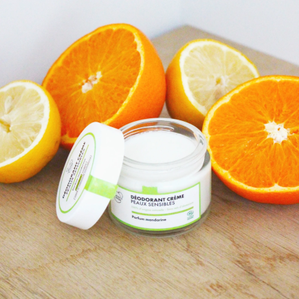 Desodorizante natural - Tangerina para pele sensível - 50g