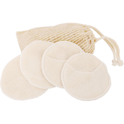 salle d'ô - Disque démaquillant en bambou (4pcs) + Filet