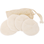 Bamboo makeup remover pads (4 pcs) + Mesh bag
