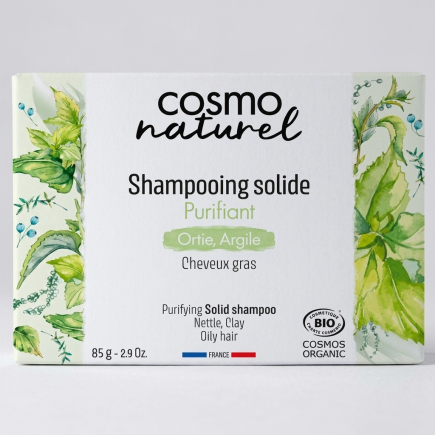 Shampooing Solide Bio Cheveux Gras Argile Ortie | Salle d'ô
