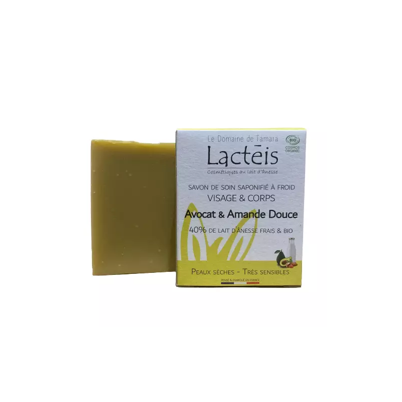 Soap with 40% Donkey Milk - Avocado/Sweet Almond - 90g