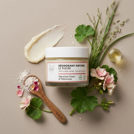 Deodorante naturale Le Fleuri Clémence & Vivien 50 g | Salle d'ô