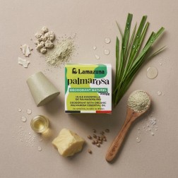 Déodorant Solide Palmarosa 30g Lamazuna Bio | Salle d'ô