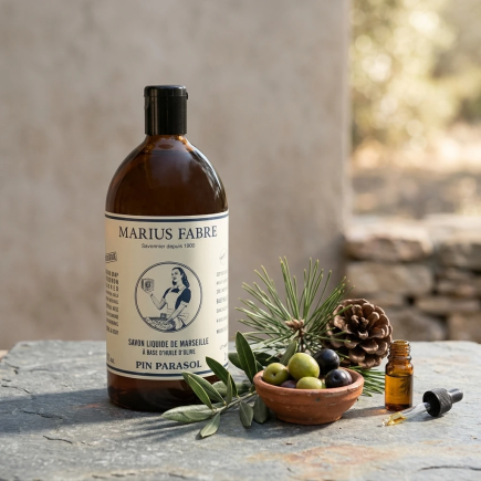 Jabón líquido de Marsella - Pino paraguas - 1L