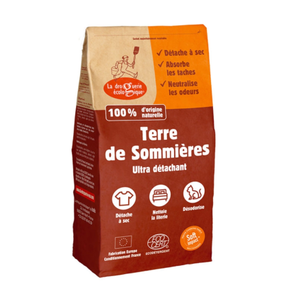 Terre de Sommières 400g - Détachant à Sec Naturel | Salle d'ô