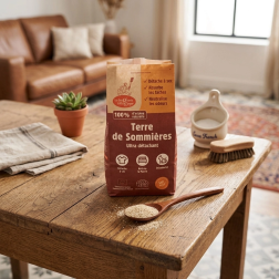 Terre de Sommières en poudre, détachante à sec, 400g