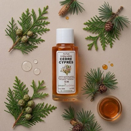 Extracto de perfume de cedro y ciprés 15 ml - Céven'Arômes | sala de ô