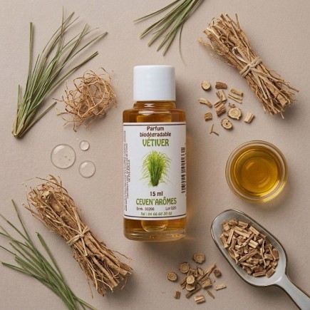 Extracto de perfume de vetiver 15 ml - Fragancia para el hogar | Habitación