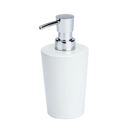 Distributeur Savon Céramique Coni Blanc 300ml | Salle d'ô