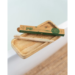Brosse à Dents en Bambou Naturel - Croll & Denecke | Salle d'ô