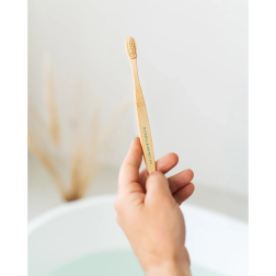 Brosse à Dents en Bambou Naturel - Croll & Denecke | Salle d'ô