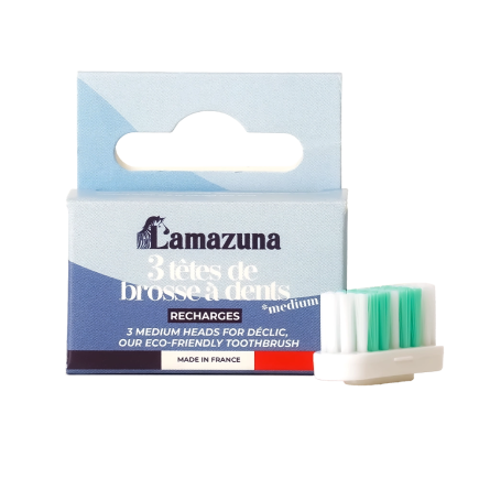 Lamazuna-tandenborstelvullingen (3 stuks), medium | Salle d'ô