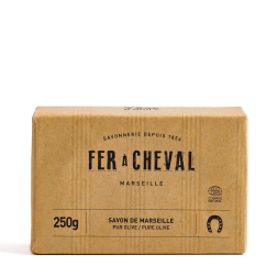 Marseille-Seife, 100 % Olivenöl – 250 g – Hufeisen