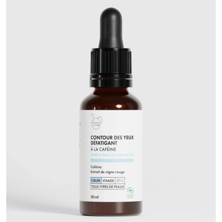 Sérum orgánico revitalizante para el contorno de los ojos, 30 ml - Clémence & Vivien