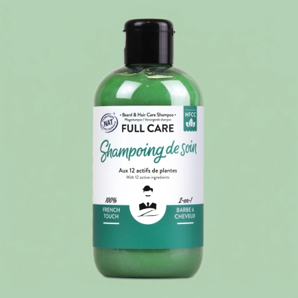 FULL CARE - Shampoing de Soin Barbe & Cheveux - 250ml