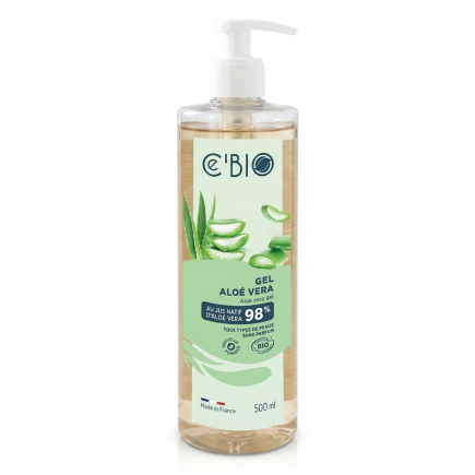 Aloë vera gel 98% - 200 ml - 99% natuurlijk
