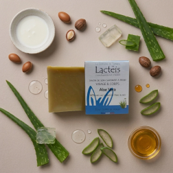 40% Donkey’s Milk & Organic Aloe Vera Soap 90g | Salle d’ô