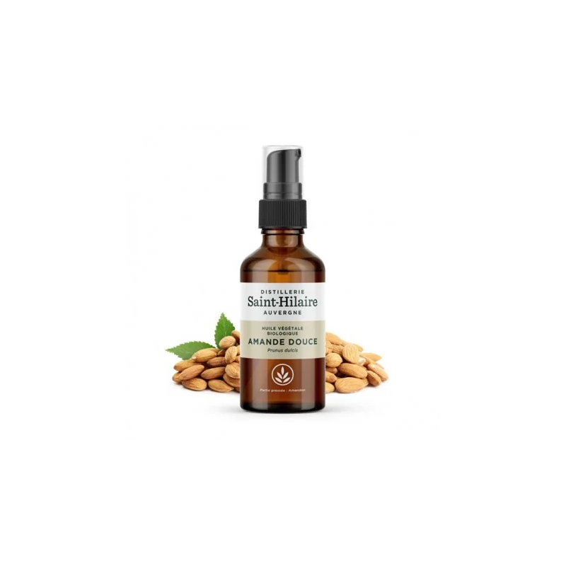 Vegetable oil - sweet almond - 50ml - Organic Vegetable oil - sweet almond - 50ml - Organic